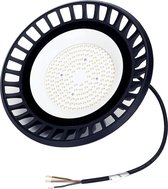 LED UFO High Bay 100W - Igia Eiya - Éclairage d'entrepôt - Etanche IP65 - Wit Naturel 4000K - Aluminium