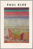 JUNIQE - Poster met kunststof lijst Klee - View into the Fertile