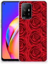 GSM Hoesje OPPO A94 5G | Reno5 Z TPU Bumper Red Roses