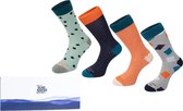 Healthy Seas Socks - heren sokken giftbox Kingman - 4-pack maat 41-46