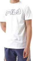 Fila Sanro Graphic Shirt Zwart Heren - Maat XL