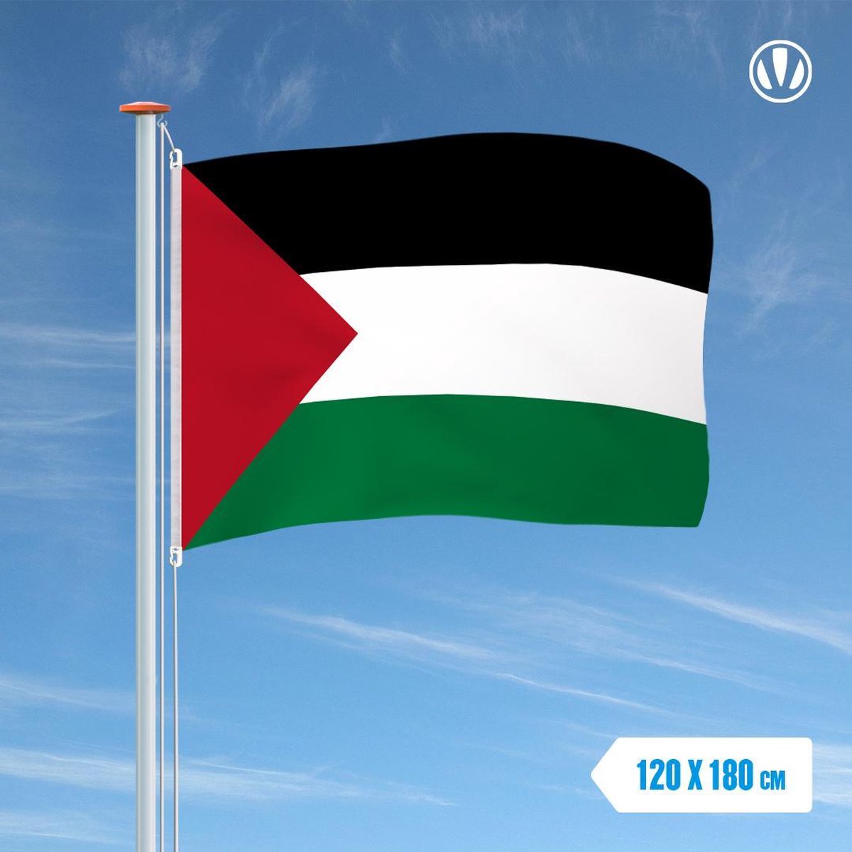 Drapeau Palestine 120x180cm
