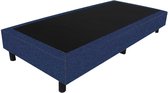 Bedworld Boxspring 90x190 - Linnenlook - Donker blauw (S80)