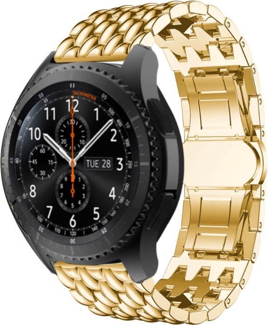 Stalen Smartwatch bandje Geschikt voor Samsung Galaxy Watch stalen
