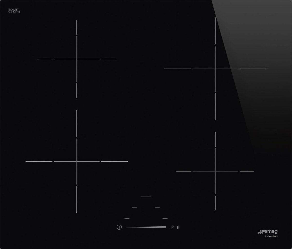 SMEG SI4642D - Inbouw inductie kookplaat - 4 kookzones - 60 cm