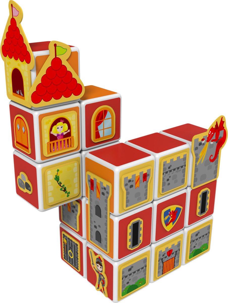 Geomag MagiCube Castles & Home - 78 delig — cadeau in Spellen & Speelgoed - foto 4