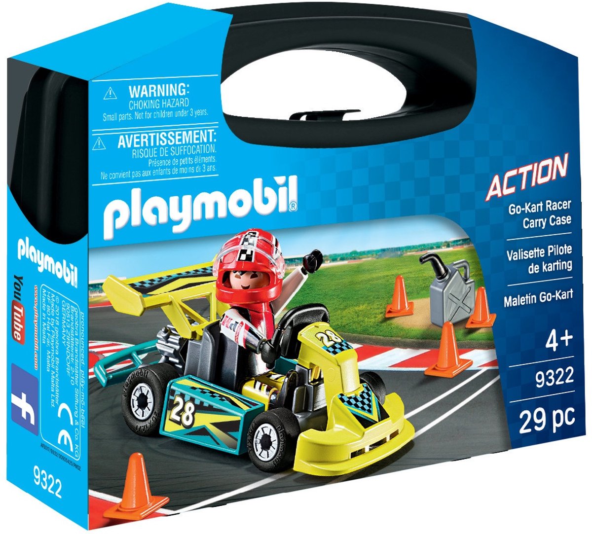 Playset City Action Go Kart Playmobil 9322 (29 pcs)