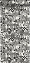 Origin behang zebra's zwart en wit - 347453 - 53 cm x 10,05 m