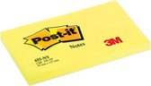 Post-it® Notes, Neon Geel, 76 x 127 mm, 6 Blokken, Individueel Verpakt, 100 Blaadjes/Blok