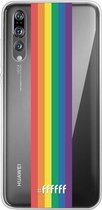 6F hoesje - geschikt voor Huawei P20 Pro -  Transparant TPU Case - #LGBT - Vertical #ffffff