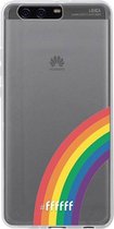 6F hoesje - geschikt voor Huawei P10 Plus -  Transparant TPU Case - #LGBT - Rainbow #ffffff