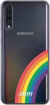 6F hoesje - geschikt voor Samsung Galaxy A30s -  Transparant TPU Case - #LGBT - Rainbow #ffffff
