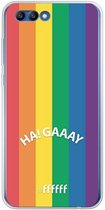 6F hoesje - geschikt voor Honor 10 -  Transparant TPU Case - #LGBT - Ha! Gaaay #ffffff