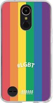 6F hoesje - geschikt voor LG K10 (2017) -  Transparant TPU Case - #LGBT - #LGBT #ffffff