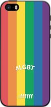 6F hoesje - geschikt voor iPhone 5 -  TPU Case - #LGBT - #LGBT #ffffff