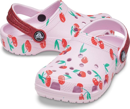 operator Is Openbaren Crocs Clogs - Maat 24/25 - Unisex - roze/rood/groen | bol.com