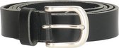 Old West Leren Dames Riem - 28 mm - Echt Leer - Zwart - Riemmaat 105