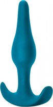 Lola Toys - SpiceItUp! - Starter - Buttplug met handgreep - Anaalplug 100% Siliconen - 12,5cm x  3cm - Blauw