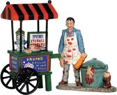 Lemax - Zombie Brains Foodcart -  Set Of 2