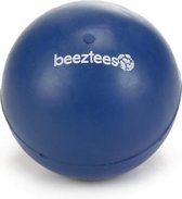 Beeztees rubber bal massief no 2 blauw 5 cm