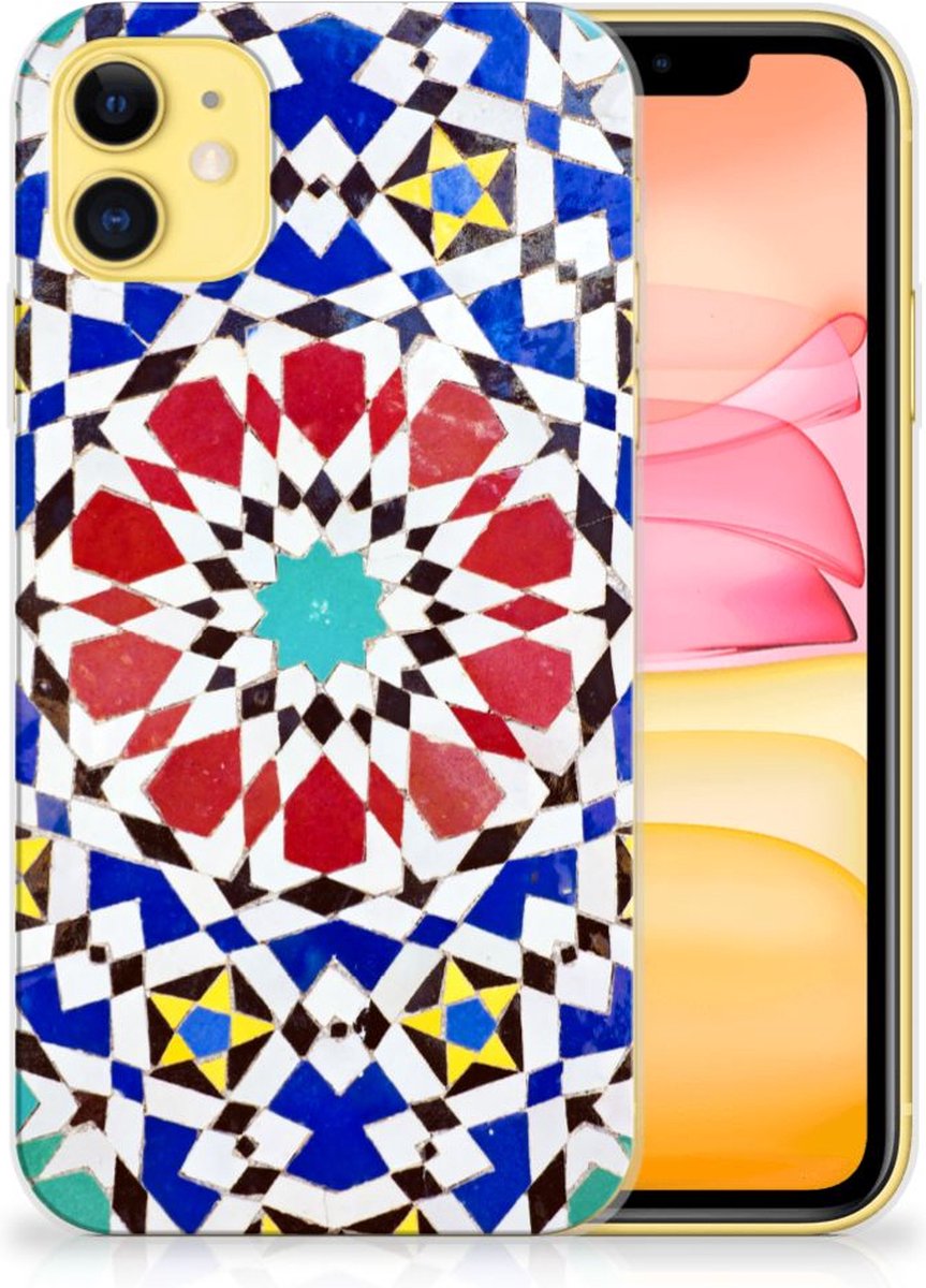 Apple iPhone 11 TPU Siliconen Hoesje Mozaïek