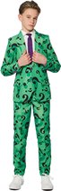 Suitmeister The Riddler - Jongens Kostuum - Verkleedkleding - Halloween - Maat S