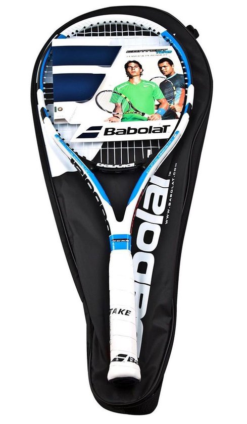 Babolat Contest Team S Tennisracket Wit blauw L2 bol