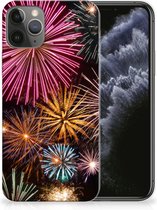 Silicone Back Cover Geschikt voor iPhone 11 Pro Vuurwerk