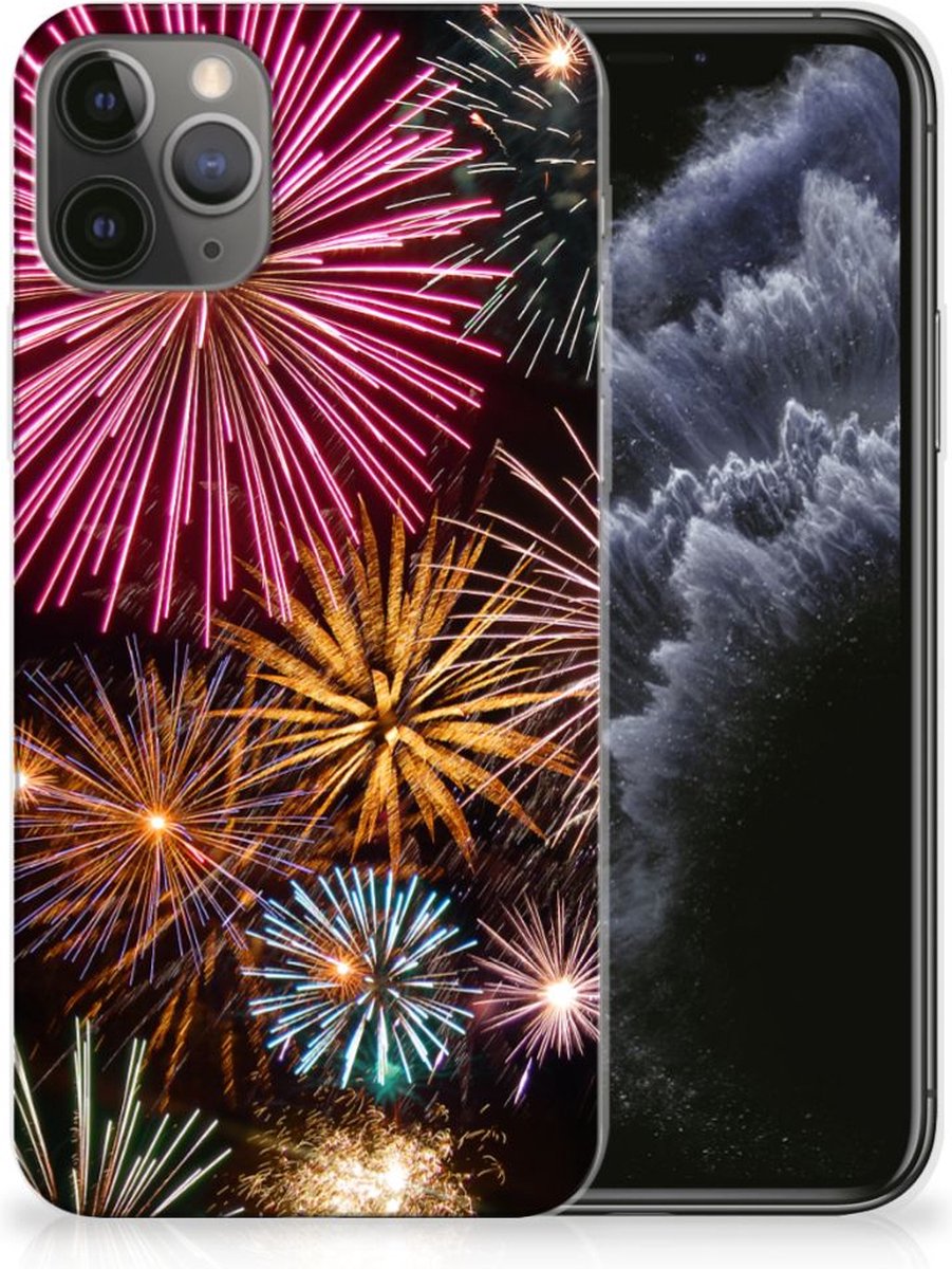 Apple iPhone 11 Pro Silicone Back Cover Vuurwerk