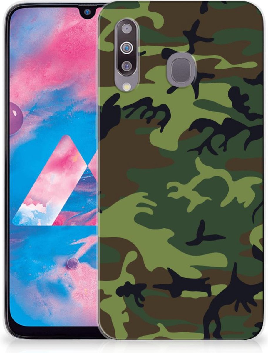 Samsung Galaxy M30 TPU bumper Army Dark