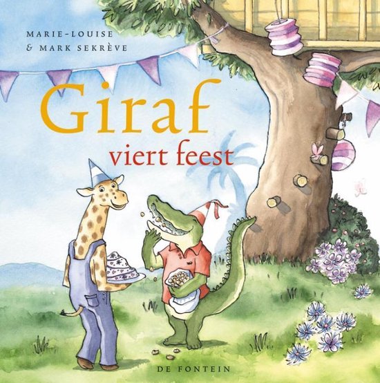Cover van het boek 'Giraf viert feest'