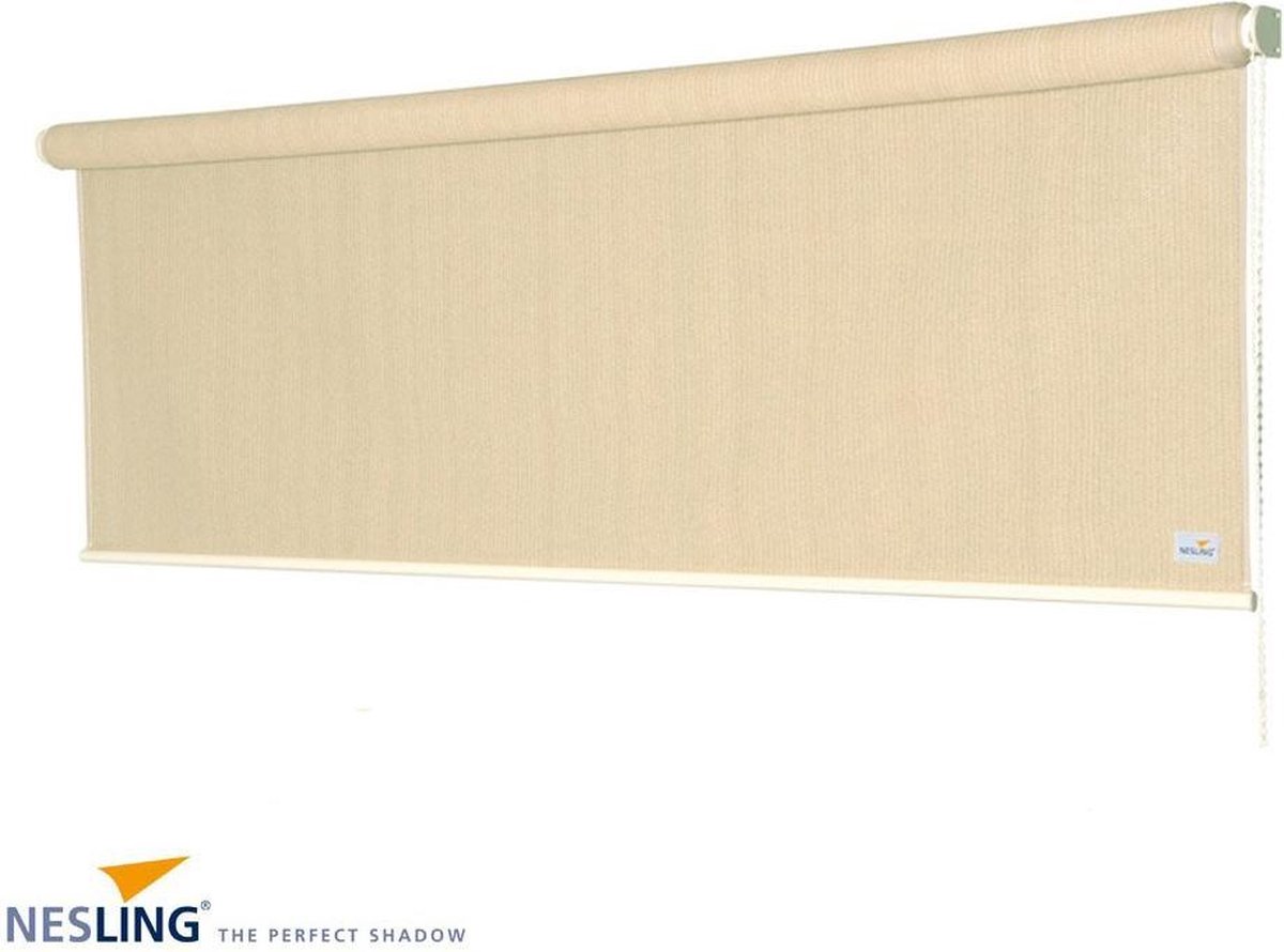 Bol.com Nesling Coolfit rolgordijn 248x240 cm gebroken wit aanbieding