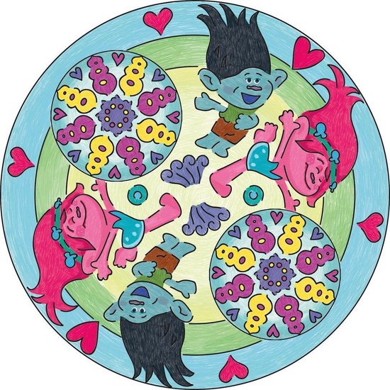 Jeu créatif - RAVENSBURGER - Mandala Mini Unicorn - Rose - Mixte - A partir de 6 ans