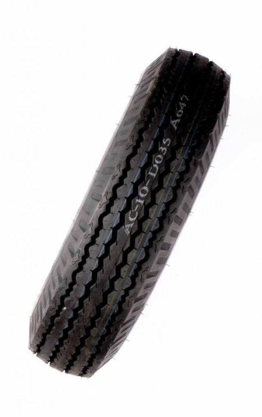 Roue complète 10 pouces - Pneu 4.50-10 + jante - Pas Opel: 4x100 - 400 kg - 6PR - Diamètre moyeu 60 mm