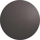 ASA Selection | Placemat | Leather Optic Fine | Rond | PVC - Lederoptiek | Antraciet | 38CM