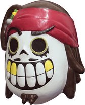 Partychimp Calaveritas Día de los Muertos Piraat Volledig Hoofd Masker Halloween voor bij Halloween Kostuum Volwassenen Carnaval - Latex - One size