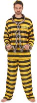 "Gele gevangenisplunje voor volwassenen - Verkleedkleding - XL"