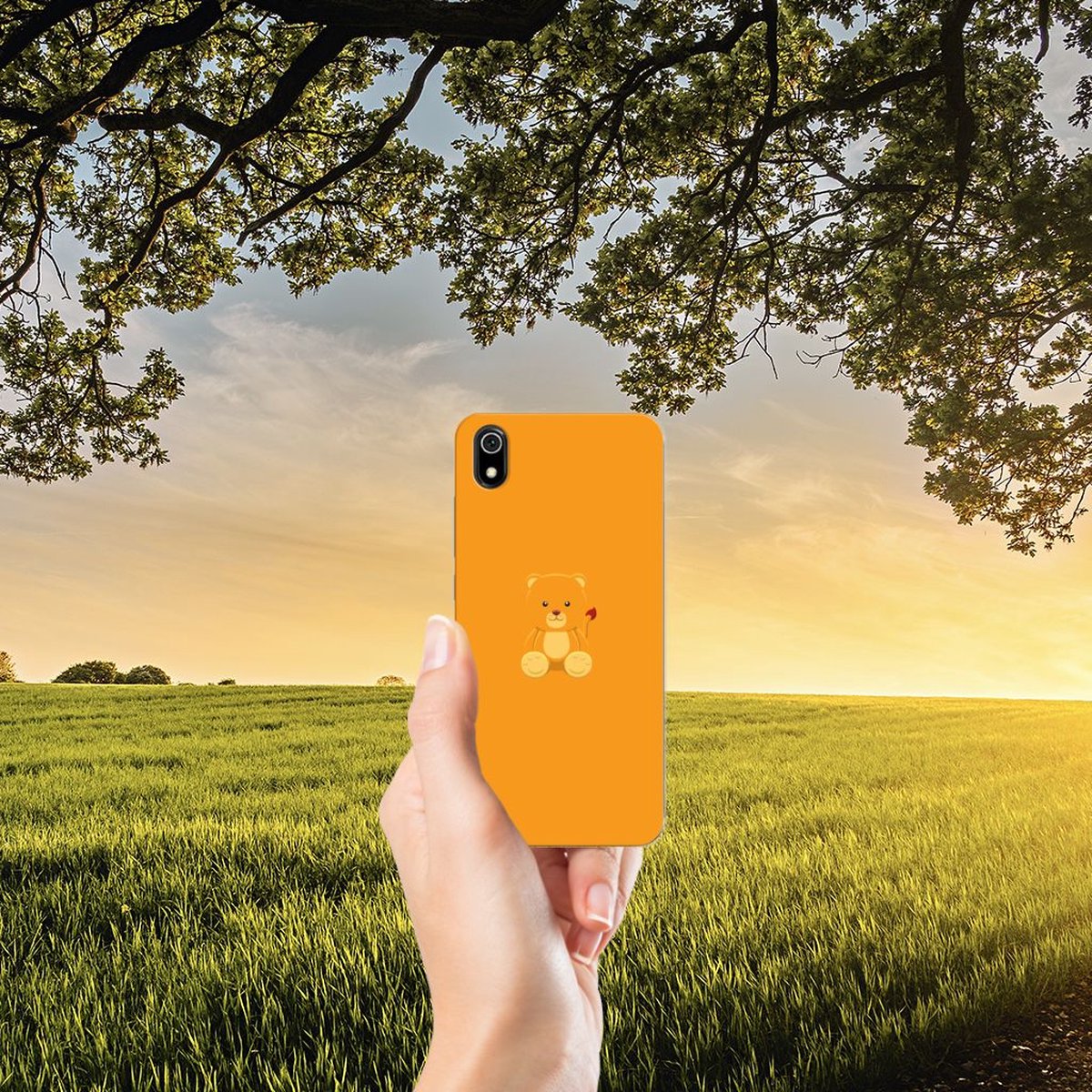 Xiaomi Redmi 7A Telefoonhoesje met Naam Baby Beer
