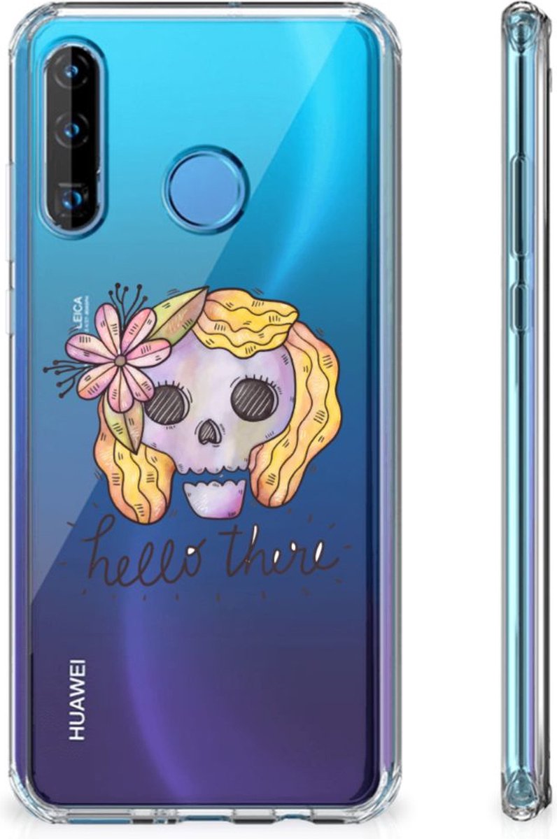 Extreme Case Huawei P30 Lite Boho Skull
