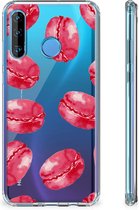 Huawei P30 Lite Beschermhoes Pink Macarons