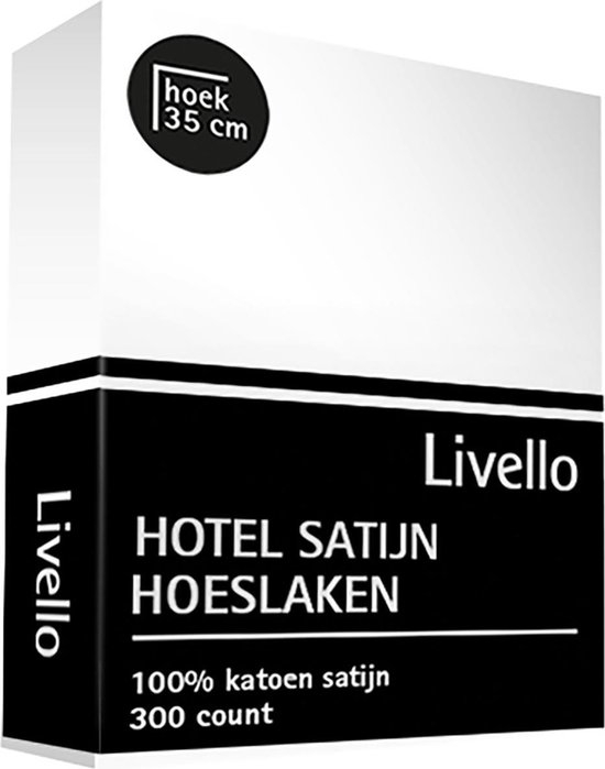 Livello Hotel Hoeslaken Satijn White 90x210