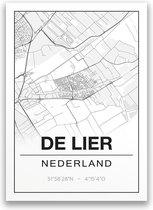 Poster/plattegrond DELIER - A4