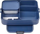 Mepal Bento Lunchbox large – Broodtrommel - 8 boterhammen - Nordic denim