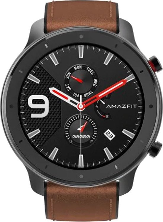 Huami Amazfit GTR - Smartwatch - 47 mm - Aluminium Behuizing - Zwart