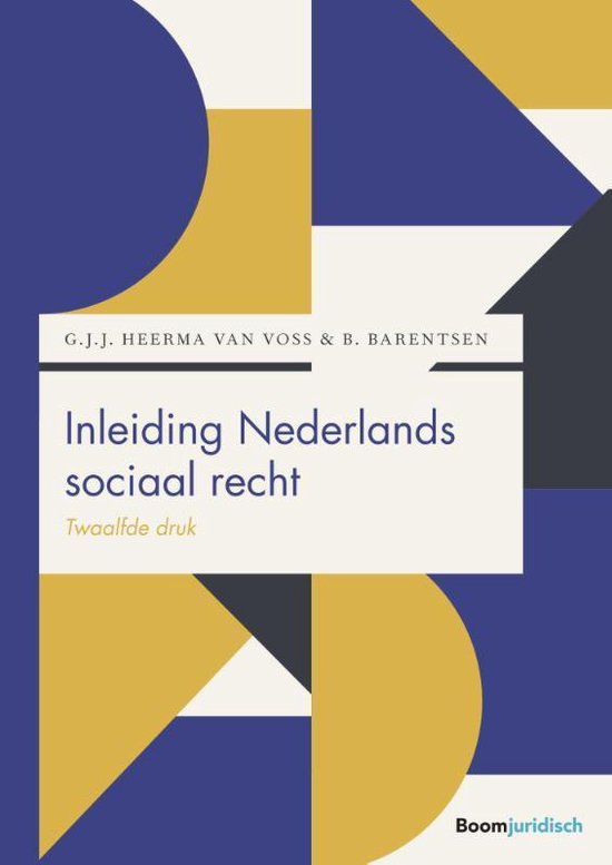 Boom Juridische studieboeken  -   Inleiding Nederlands socia ... - cover