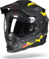 Nexx X.WED2 Hillend Grijs Geel Integraalhelm - Motorhelm - Maat S