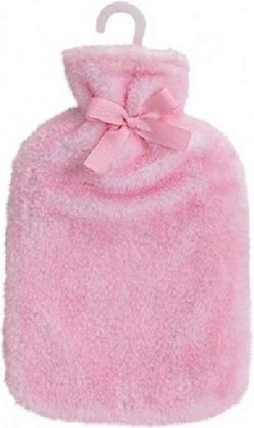 Kruik met roze pluche hoes 2 liter - kruiken - Kruiken voor koude winterdagen | bol.com