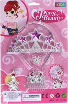 Lg-imports Prinsessenset 'beauty' 5-delig Zilver
