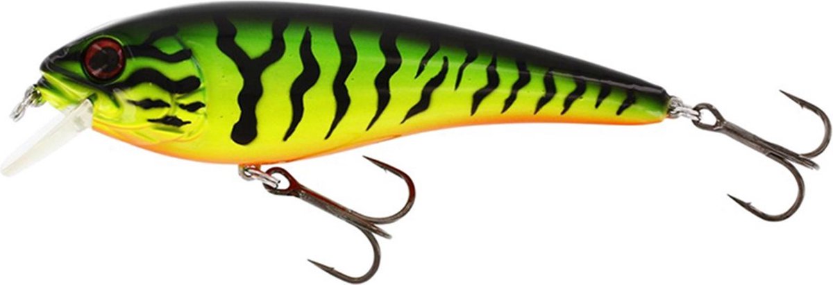 Westin - RawBite Crankbait Low Floating | Crazy Firetiger | 15cm | 61g - Oranje