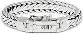 SILK Jewellery - Zilveren Armband - Zipp - 379.20 - Maat 20
